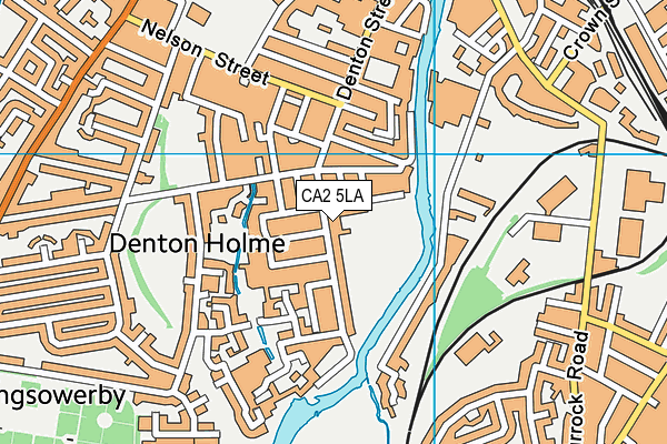 Robert Ferguson Primary School map (CA2 5LA) - OS VectorMap District (Ordnance Survey)