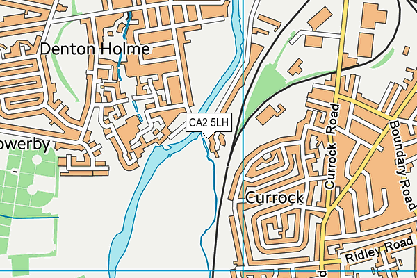 CA2 5LH map - OS VectorMap District (Ordnance Survey)