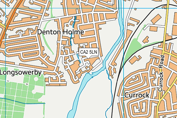 CA2 5LN map - OS VectorMap District (Ordnance Survey)