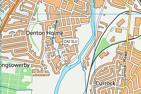 CA2 5LU map - OS VectorMap District (Ordnance Survey)