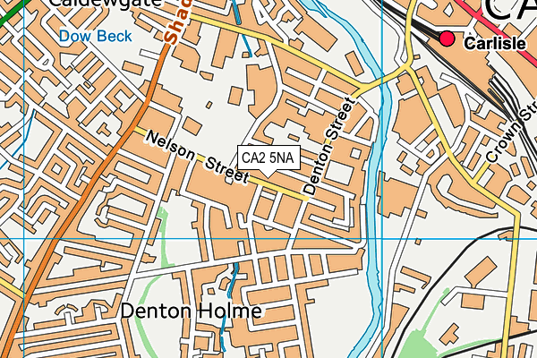 CA2 5NA map - OS VectorMap District (Ordnance Survey)