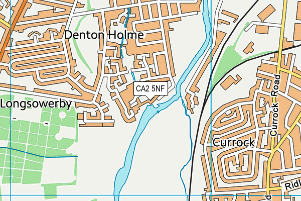 CA2 5NF map - OS VectorMap District (Ordnance Survey)