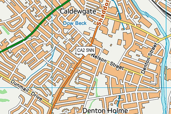 CA2 5NN map - OS VectorMap District (Ordnance Survey)