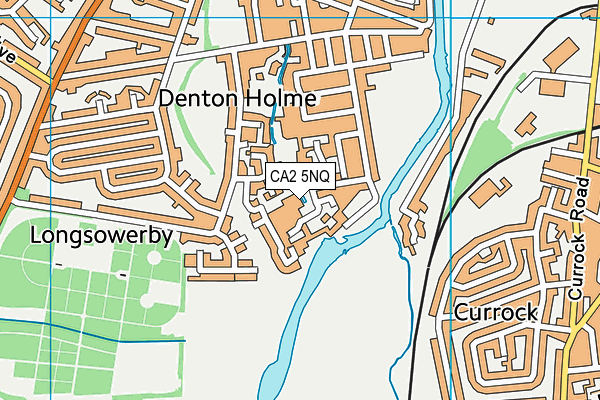 CA2 5NQ map - OS VectorMap District (Ordnance Survey)