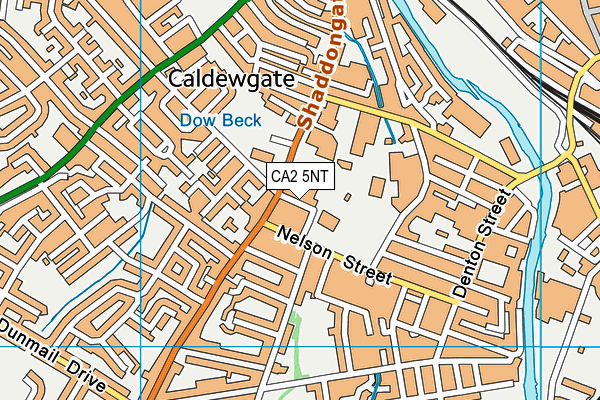 CA2 5NT map - OS VectorMap District (Ordnance Survey)