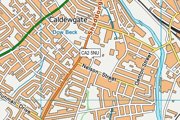 CA2 5NU map - OS VectorMap District (Ordnance Survey)