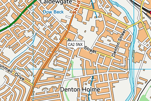 CA2 5NX map - OS VectorMap District (Ordnance Survey)