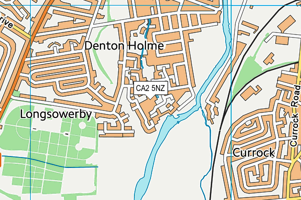 CA2 5NZ map - OS VectorMap District (Ordnance Survey)