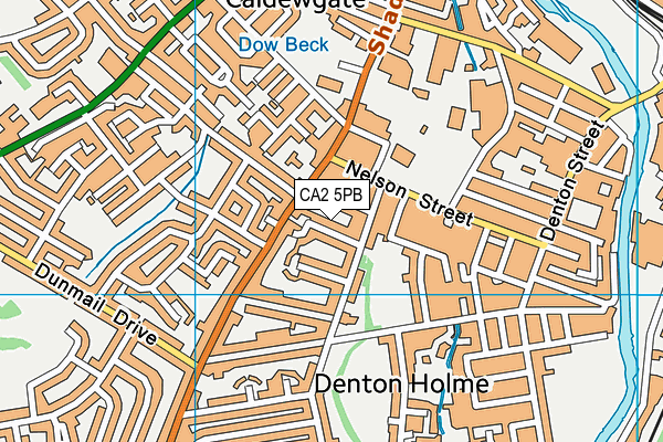CA2 5PB map - OS VectorMap District (Ordnance Survey)