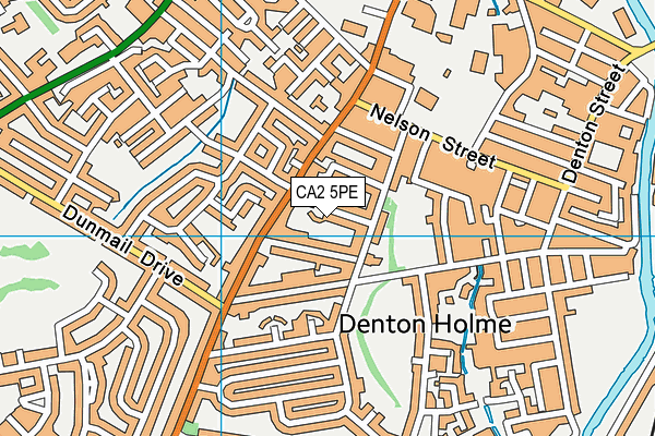 CA2 5PE map - OS VectorMap District (Ordnance Survey)