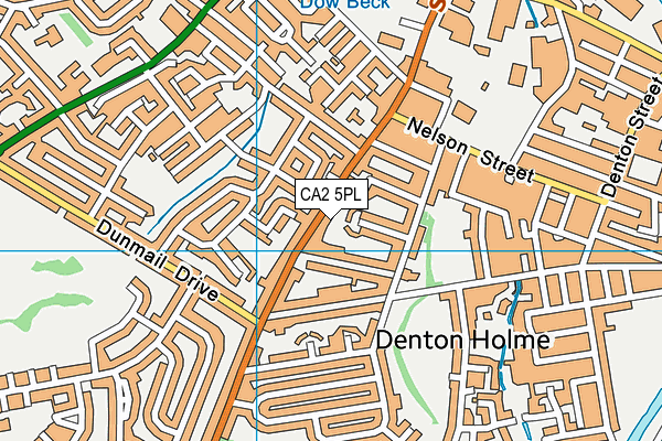CA2 5PL map - OS VectorMap District (Ordnance Survey)