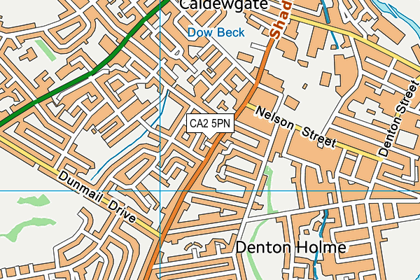 CA2 5PN map - OS VectorMap District (Ordnance Survey)