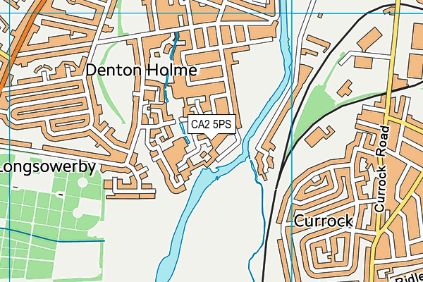 CA2 5PS map - OS VectorMap District (Ordnance Survey)