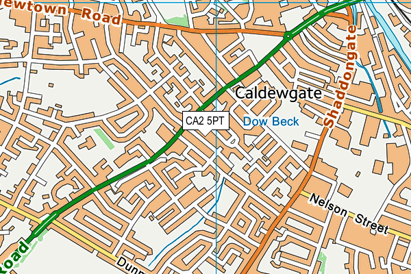 CA2 5PT map - OS VectorMap District (Ordnance Survey)