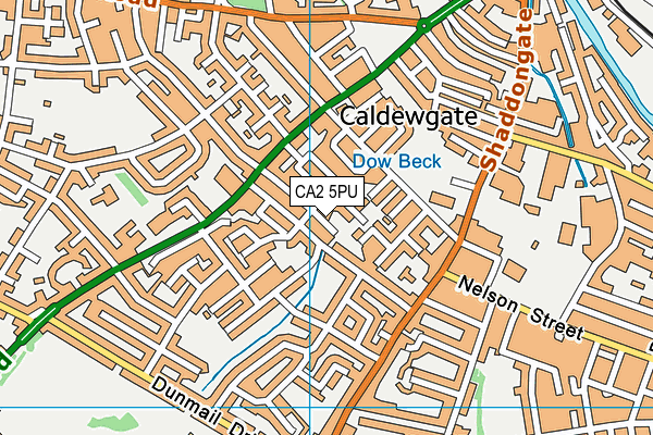 CA2 5PU map - OS VectorMap District (Ordnance Survey)