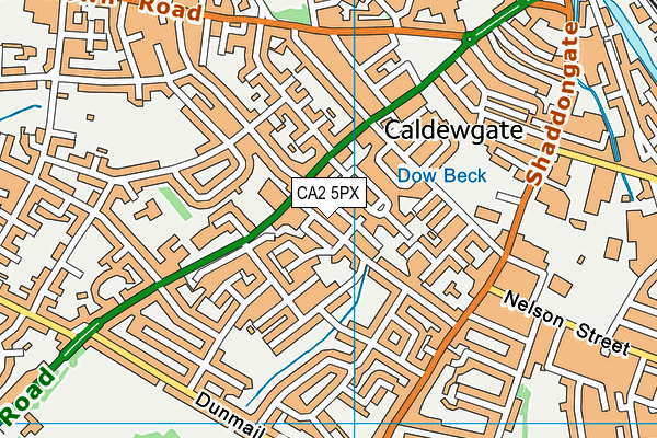 CA2 5PX map - OS VectorMap District (Ordnance Survey)