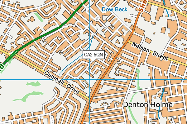 CA2 5QN map - OS VectorMap District (Ordnance Survey)