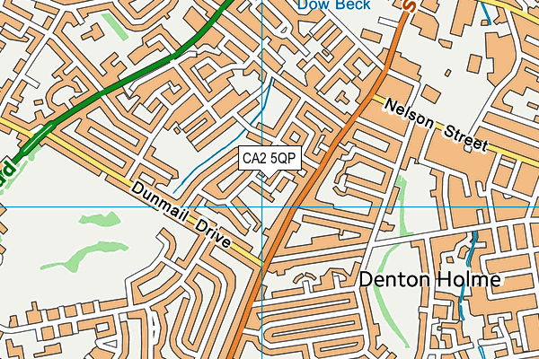 CA2 5QP map - OS VectorMap District (Ordnance Survey)