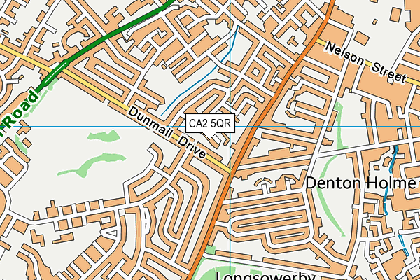 CA2 5QR map - OS VectorMap District (Ordnance Survey)