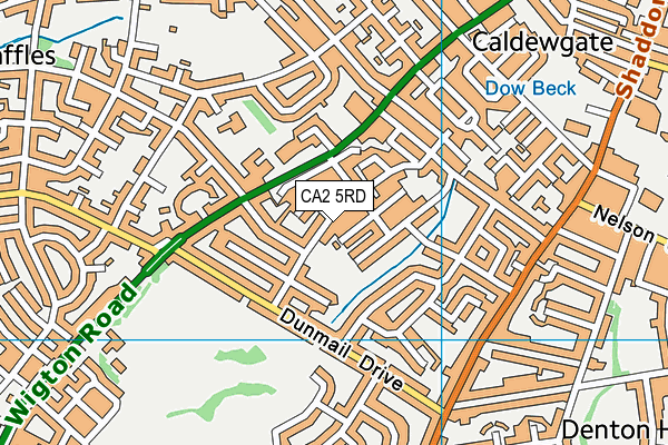 CA2 5RD map - OS VectorMap District (Ordnance Survey)