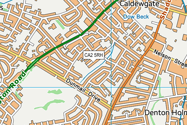 CA2 5RH map - OS VectorMap District (Ordnance Survey)