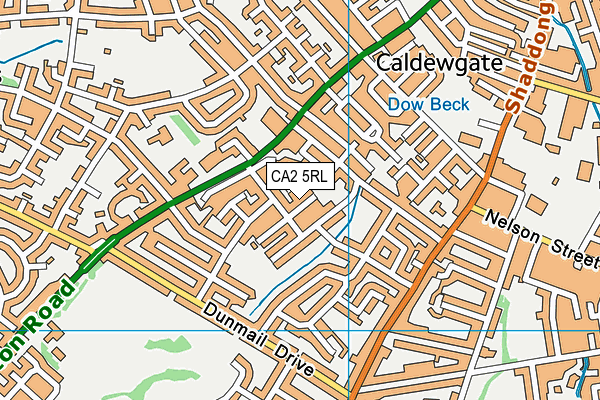 CA2 5RL map - OS VectorMap District (Ordnance Survey)