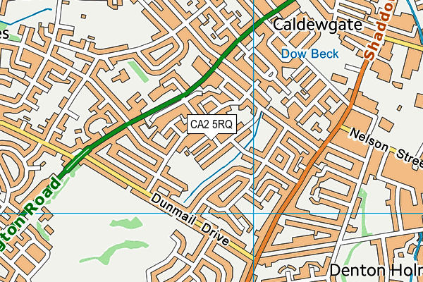 CA2 5RQ map - OS VectorMap District (Ordnance Survey)