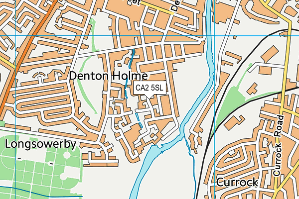 CA2 5SL map - OS VectorMap District (Ordnance Survey)