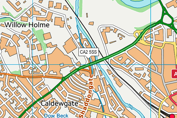 CA2 5SS map - OS VectorMap District (Ordnance Survey)
