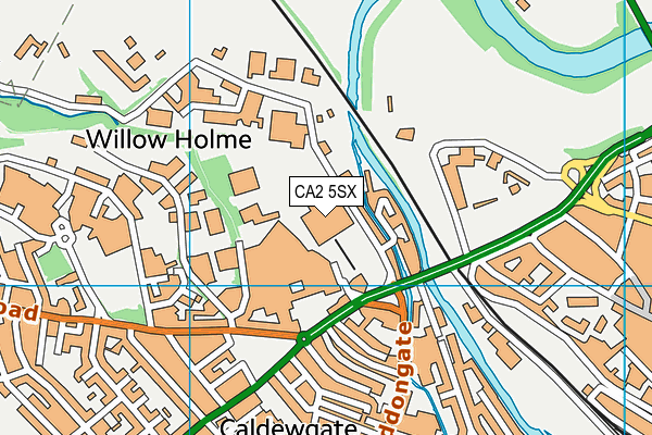 CA2 5SX map - OS VectorMap District (Ordnance Survey)