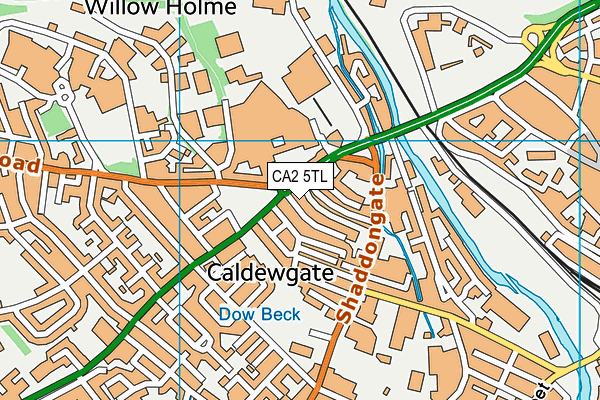 CA2 5TL map - OS VectorMap District (Ordnance Survey)
