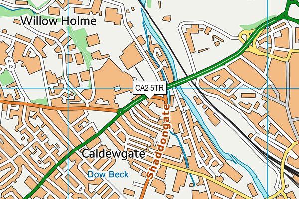 CA2 5TR map - OS VectorMap District (Ordnance Survey)