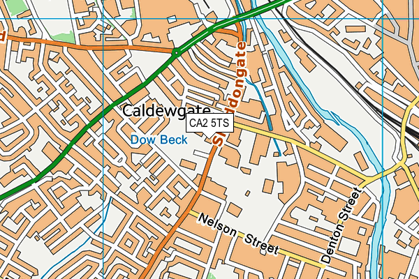 CA2 5TS map - OS VectorMap District (Ordnance Survey)