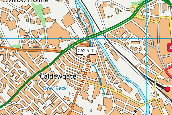 CA2 5TT map - OS VectorMap District (Ordnance Survey)