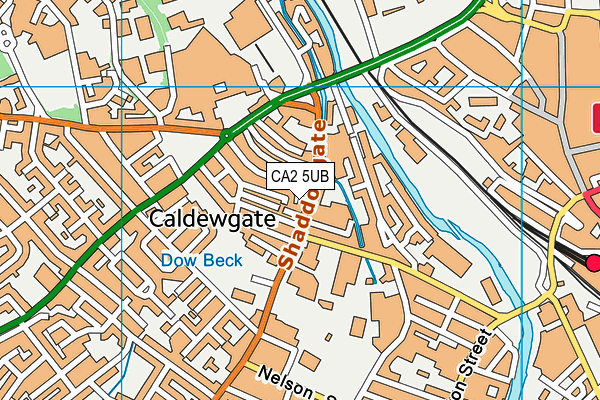 CA2 5UB map - OS VectorMap District (Ordnance Survey)