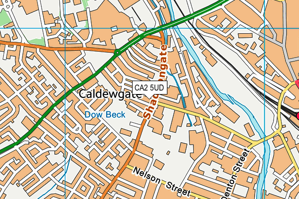 CA2 5UD map - OS VectorMap District (Ordnance Survey)