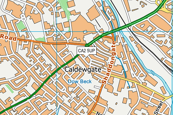 CA2 5UP map - OS VectorMap District (Ordnance Survey)