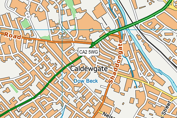 CA2 5WG map - OS VectorMap District (Ordnance Survey)