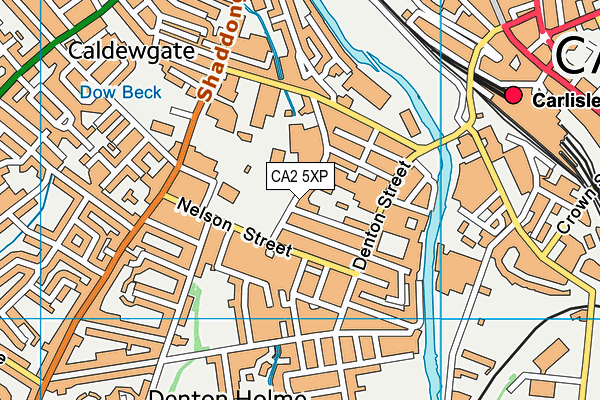 CA2 5XP map - OS VectorMap District (Ordnance Survey)