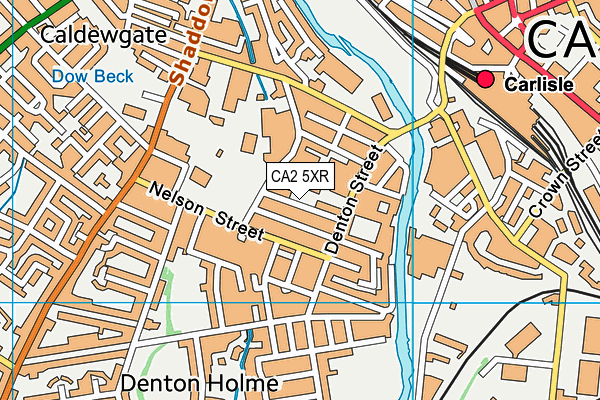 CA2 5XR map - OS VectorMap District (Ordnance Survey)