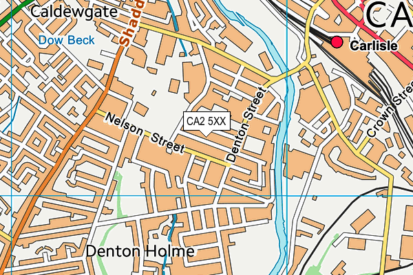 CA2 5XX map - OS VectorMap District (Ordnance Survey)