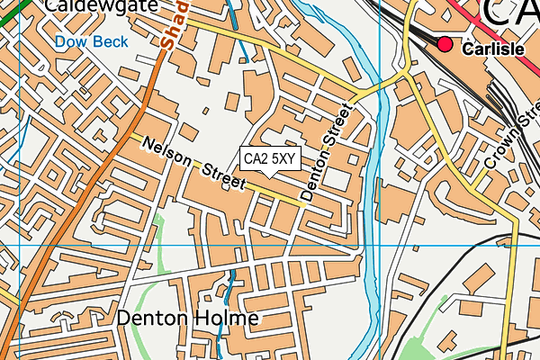 CA2 5XY map - OS VectorMap District (Ordnance Survey)