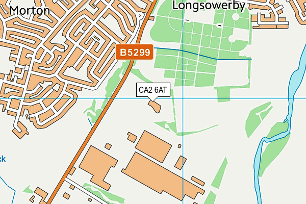 CA2 6AT map - OS VectorMap District (Ordnance Survey)