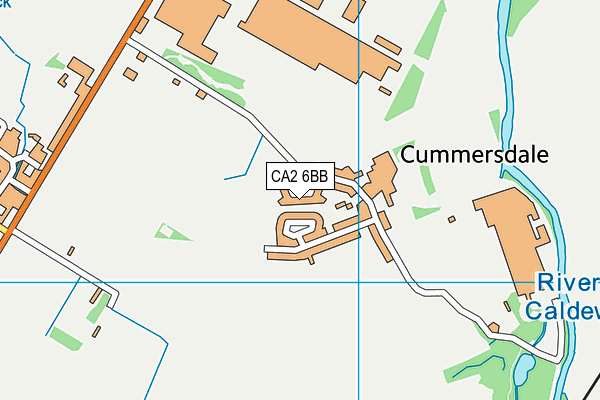 Cummersdale Common map (CA2 6BB) - OS VectorMap District (Ordnance Survey)