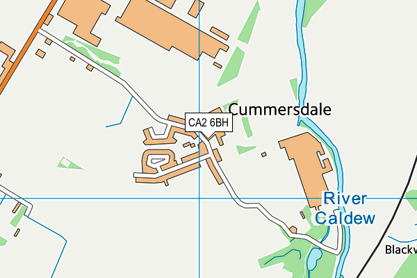 CA2 6BH map - OS VectorMap District (Ordnance Survey)