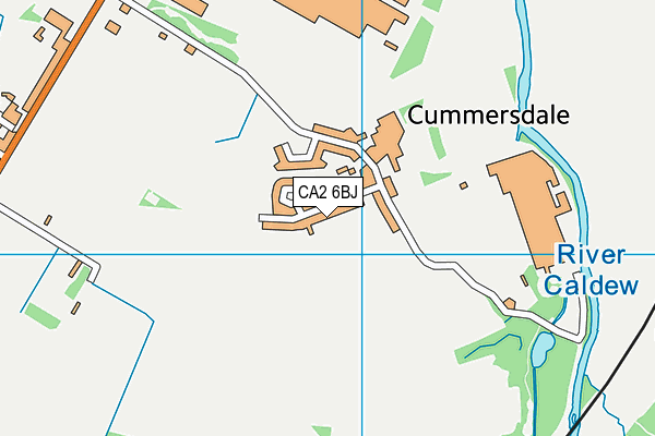 CA2 6BJ map - OS VectorMap District (Ordnance Survey)