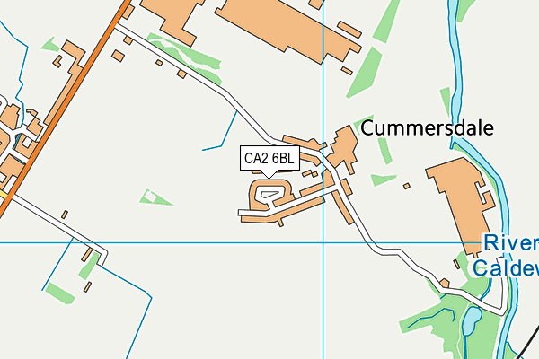 CA2 6BL map - OS VectorMap District (Ordnance Survey)
