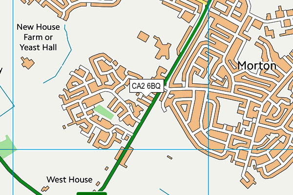 CA2 6BQ map - OS VectorMap District (Ordnance Survey)