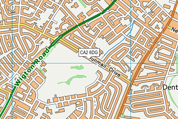 CA2 6DG map - OS VectorMap District (Ordnance Survey)