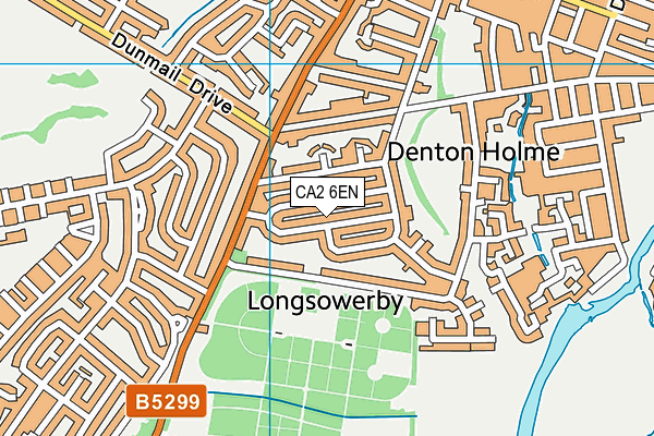 CA2 6EN map - OS VectorMap District (Ordnance Survey)